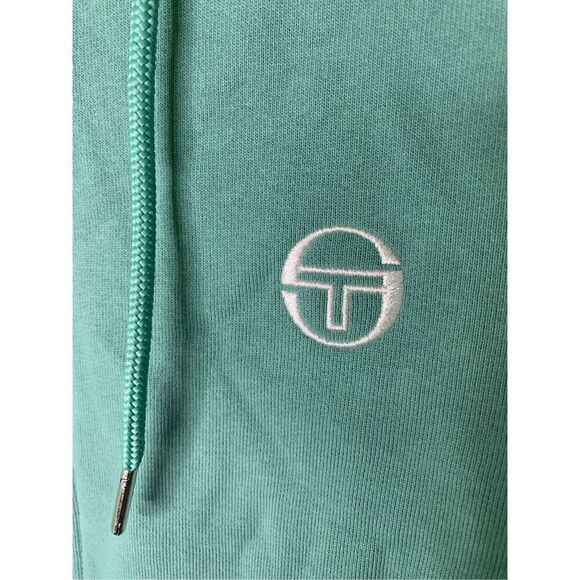 Sergio Tacchini Serif Logo zip up hoodie Canton men's size XL NEW NWT - Picture 4 of 6